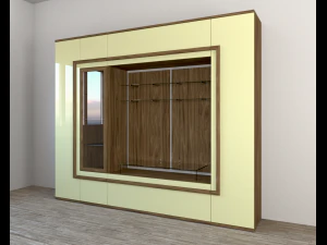 wall baileys shatura - pared para la sala de estar Modelo 3D
