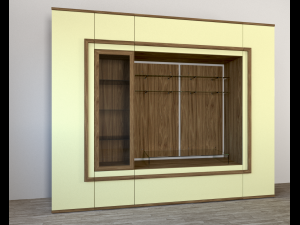 wall baileys shatura - wall for the living room Model 3D