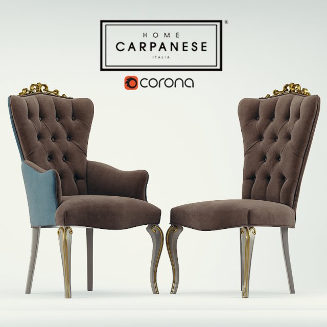classic chairarmchair 3D 모델 .c4d .max .obj .3ds .fbx .stl .blend 