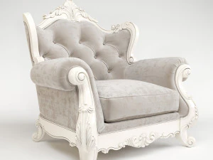 classic armchair 00001 3D Model