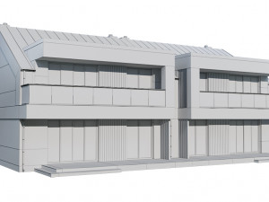 twin house 1 Modèle 3D