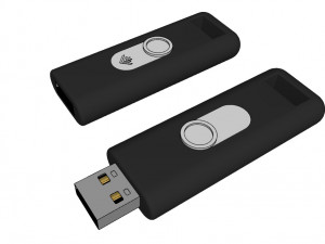 flash drive 3D 모델