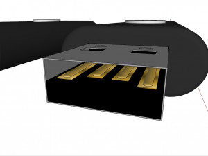 flash drive 3D मॉडल
