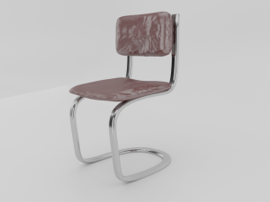 school chair 3D 모델