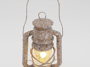 lantern lamp decorative colorful Modelo 3D
