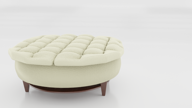white ottoman sofa couch 3D-Modell .c4d .max .obj .3ds .fbx .stl .blend 