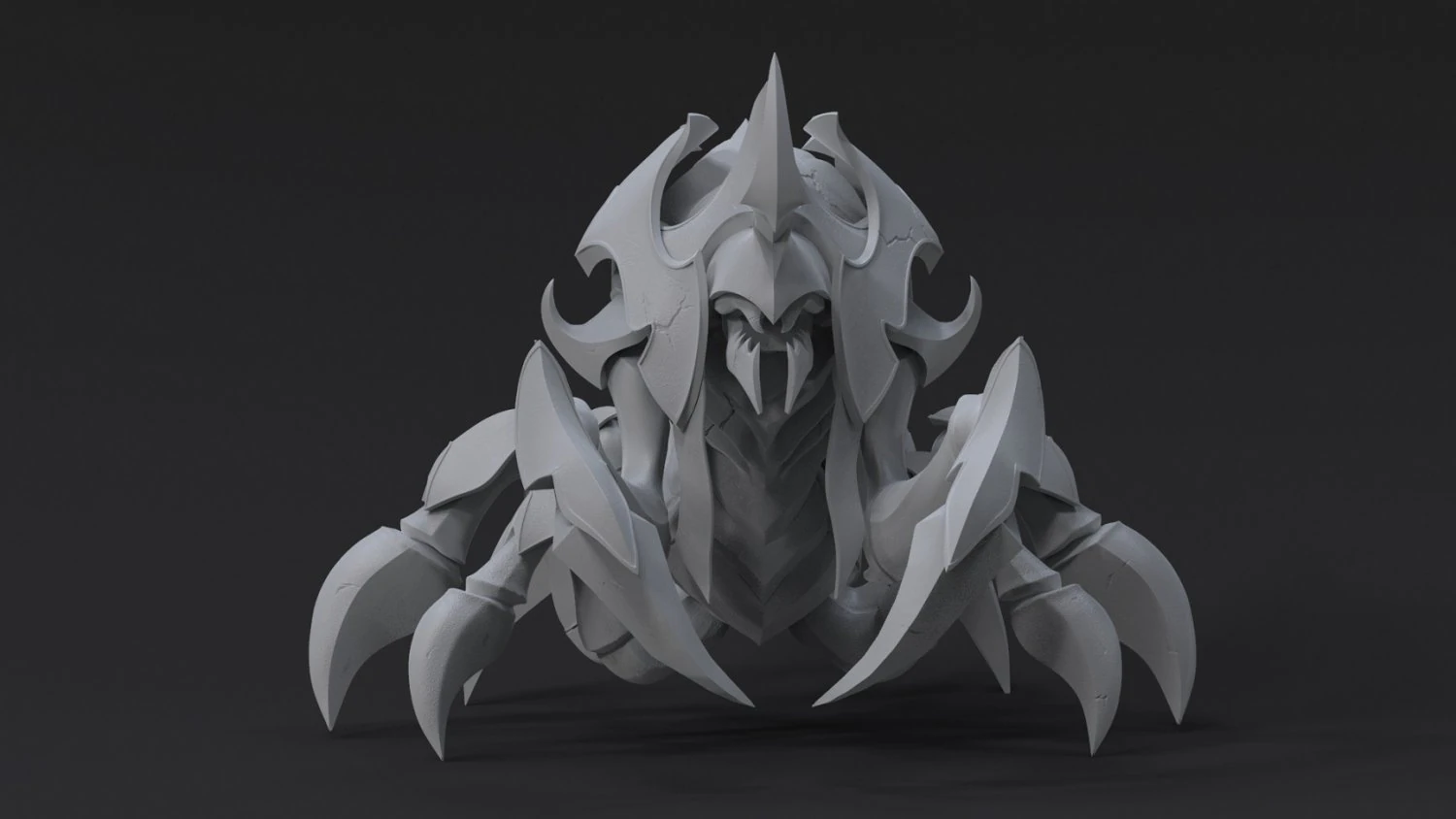 dota 2 fanart nyx assassin 3D Print Model .c4d .max .obj .3ds .fbx .stl .blend 