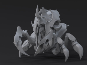 dota 2 fanart nyx assassin 3D प्रिंट मॉडल
