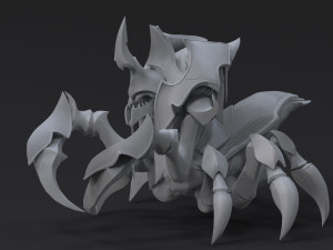 dota 2 fanart nyx assassin 3D प्रिंट मॉडल