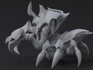 dota 2 fanart nyx assassin 3D प्रिंट मॉडल