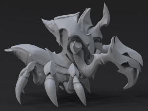 dota 2 fanart nyx assassin 3D प्रिंट मॉडल