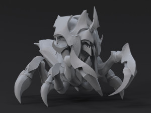 dota 2 fanart nyx assassin 3D प्रिंट मॉडल
