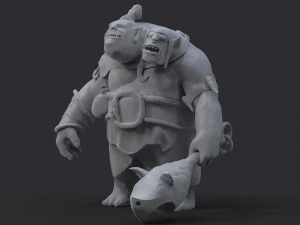 dota 2 fanart ogre magi 3D Print Model