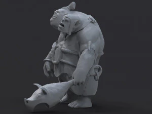 dota 2 fanart ogre magi 3D Print Model