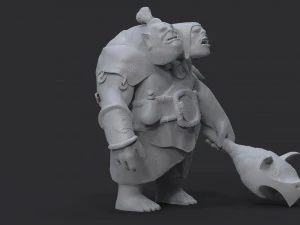 dota 2 fanart ogre magi 3D Print Model