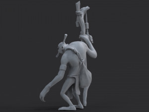 dota 2 fanart witch doctor 3D प्रिंट मॉडल