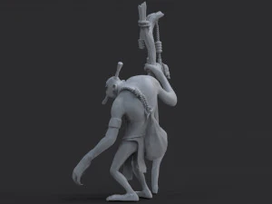 dota 2 fanart witch doctor 3D Print Model