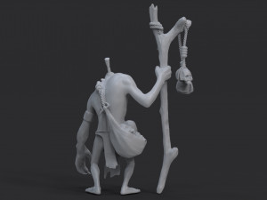 dota 2 fanart witch doctor 3D प्रिंट मॉडल