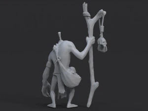 dota 2 fanart witch doctor 3D Print Model