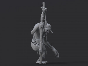 dota 2 fanart witch doctor 3D प्रिंट मॉडल