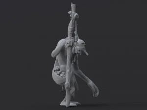 dota 2 fanart witch doctor 3D Print Model