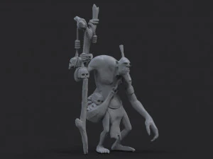 dota 2 fanart witch doctor 3D Print Model