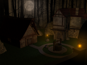 exterior small village environment 3D Model