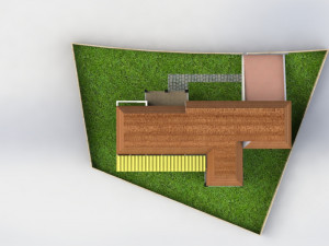 two storeyed 3d house design 3Dモデル