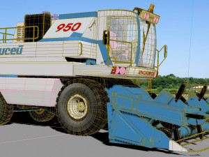 harvester yenisei 950 combine Model 3D