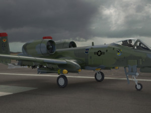 aircraft a 10 3D Model