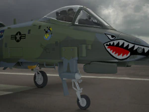 aircraft a 10 3D Model
