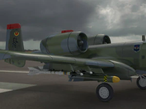 aircraft a 10 3D Model