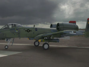 aircraft a 10 3D Model