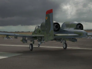 aircraft a 10 3D Model