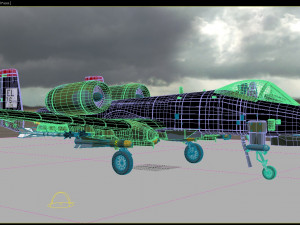 aircraft a 10 Modelo 3D