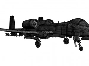 aircraft a 10 3D Model