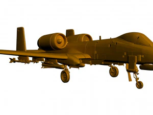 aircraft a 10 3D Model