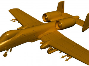 aircraft a 10 Modelo 3D