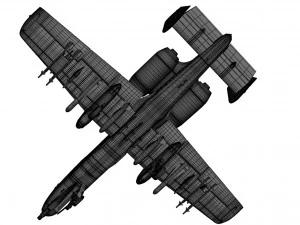 aircraft a 10 3D Model