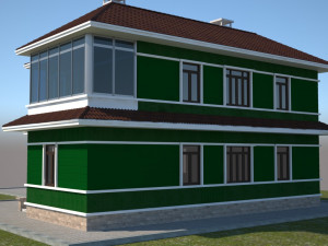 villa 3D Model
