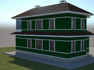 villa 3D Model