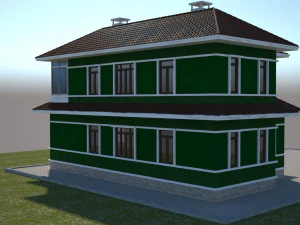 villa 3D Model