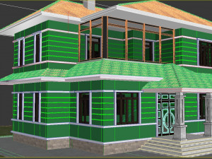 villa 3D Model