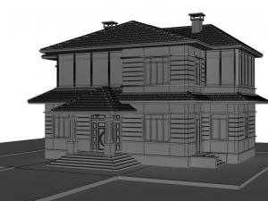 villa 3D Model