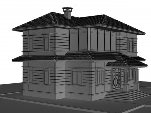 villa 3D Model
