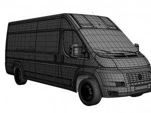 fiat ducato van 3D Model