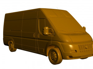 fiat ducato van 3D-Modell