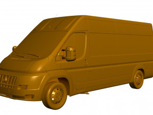 fiat ducato van 3D-Modell