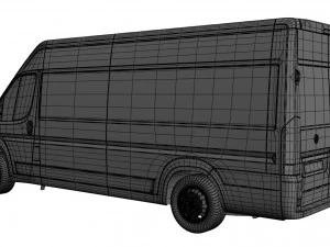 fiat ducato van 3D Model