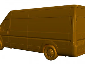 fiat ducato van 3D Model